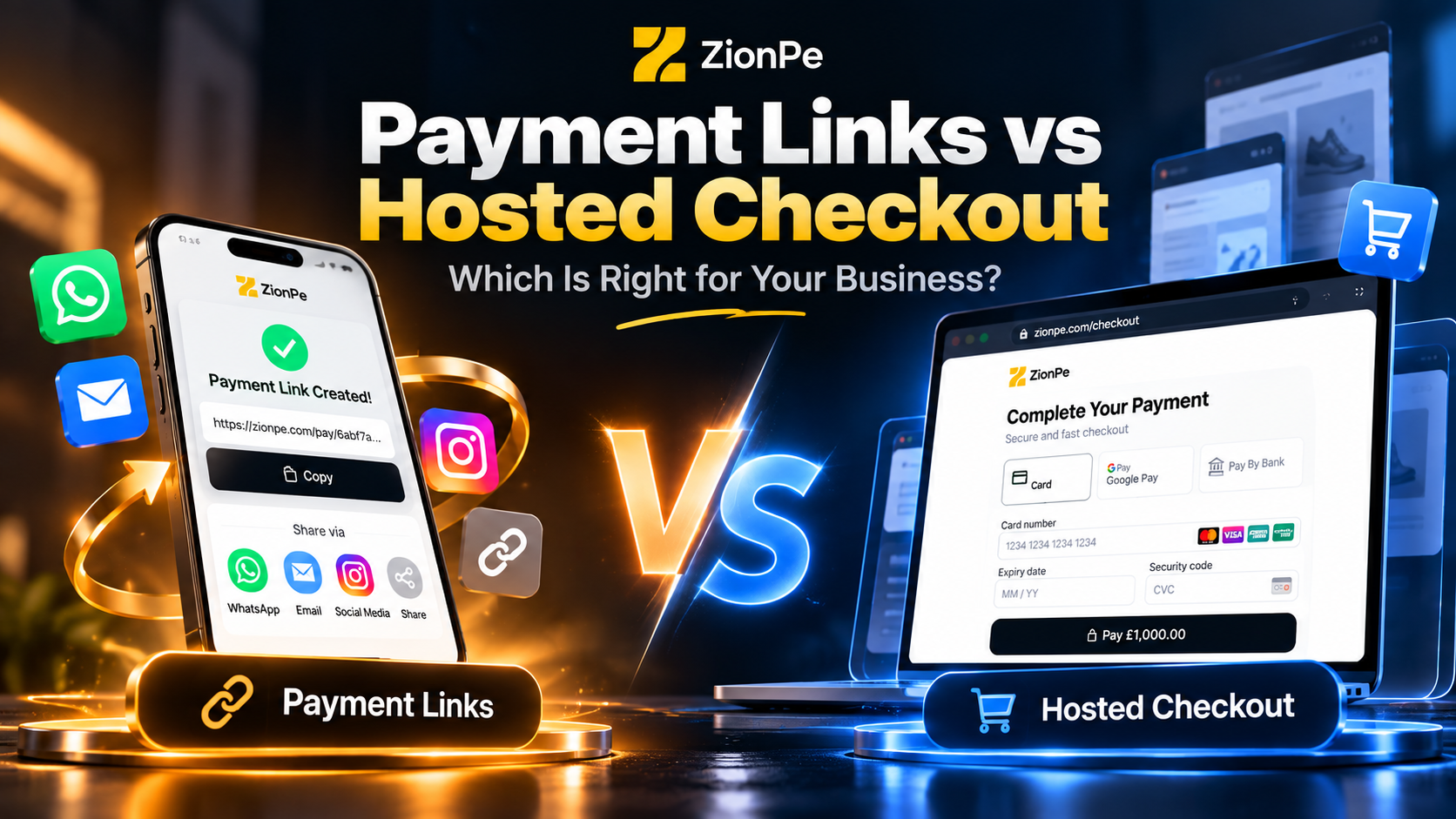 Payment Links vs Hosted Checkout: Which Is Right for Your Business?